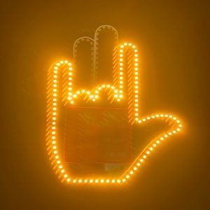 Hand gesture led light for car